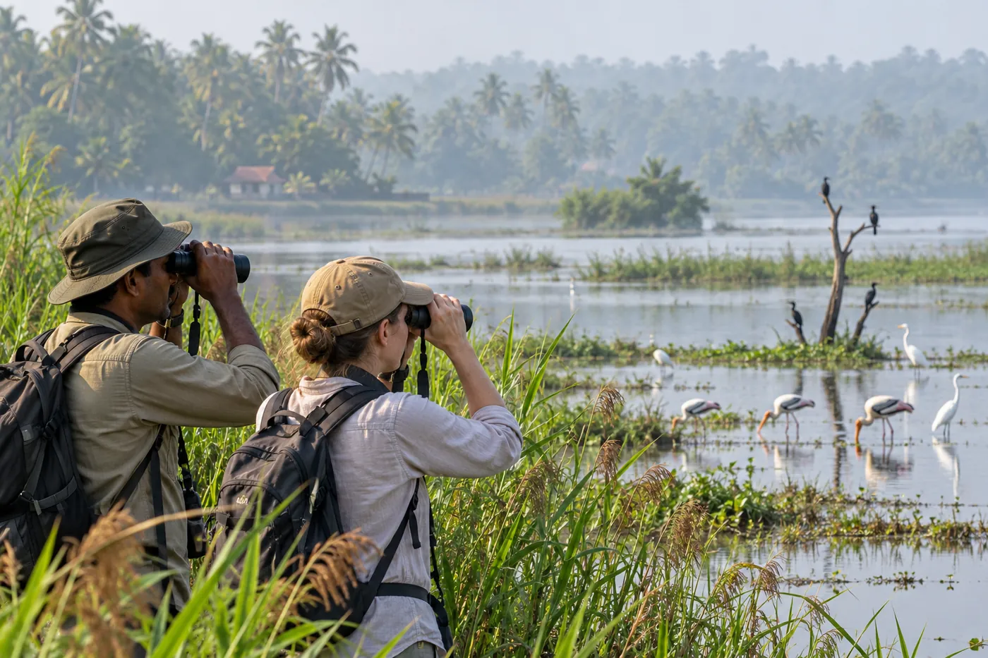 Birdwatching — Backwaters & Wetlands — Kerala