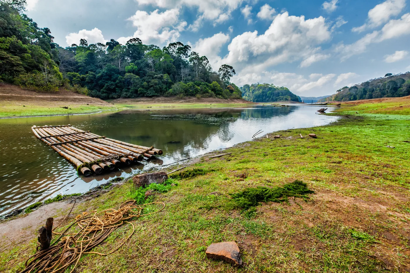 Bamboo Rafting — Periyar — Kerala