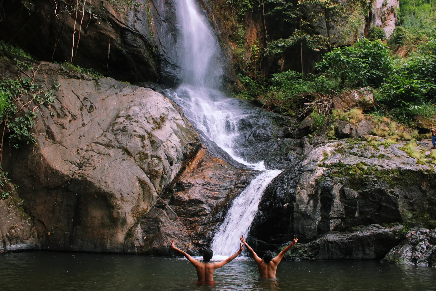 Cliff Jump / River Swimming — Athirappilly — Kerala