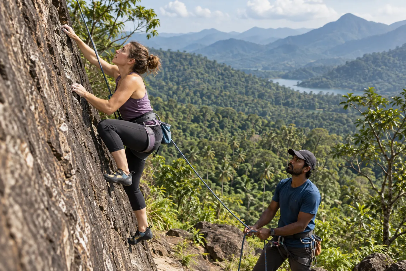 Rock Climbing — Western Ghats — Kerala
