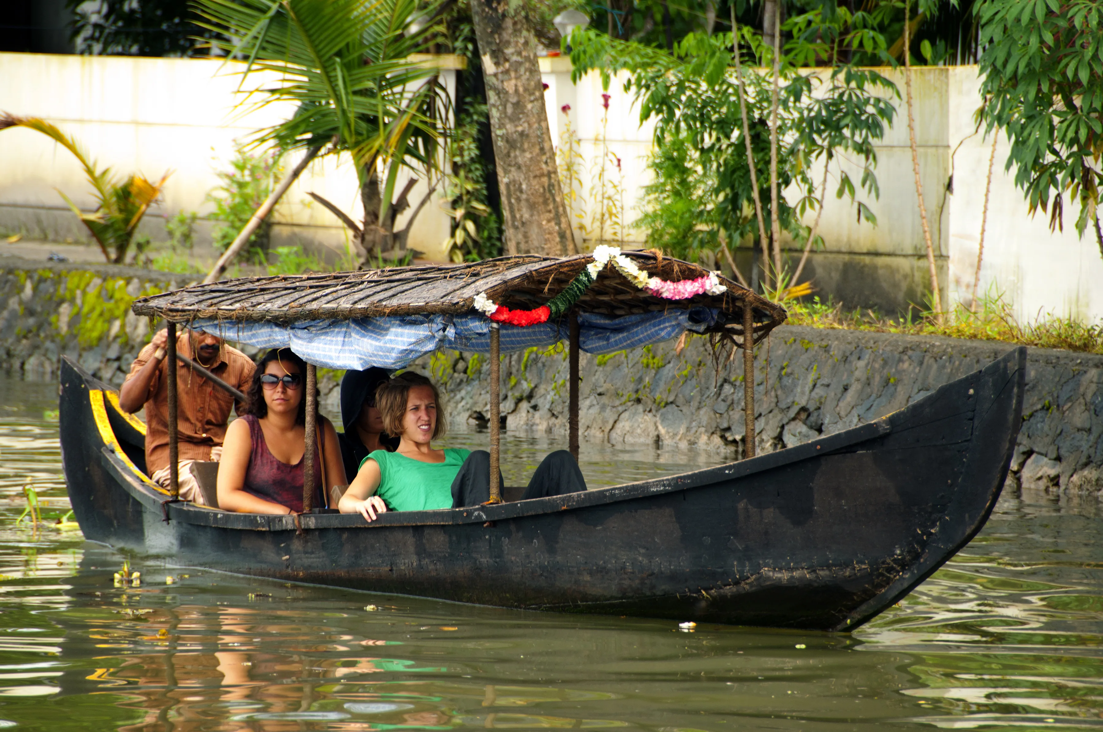 Canoe Ride — Village Canals — Kerala