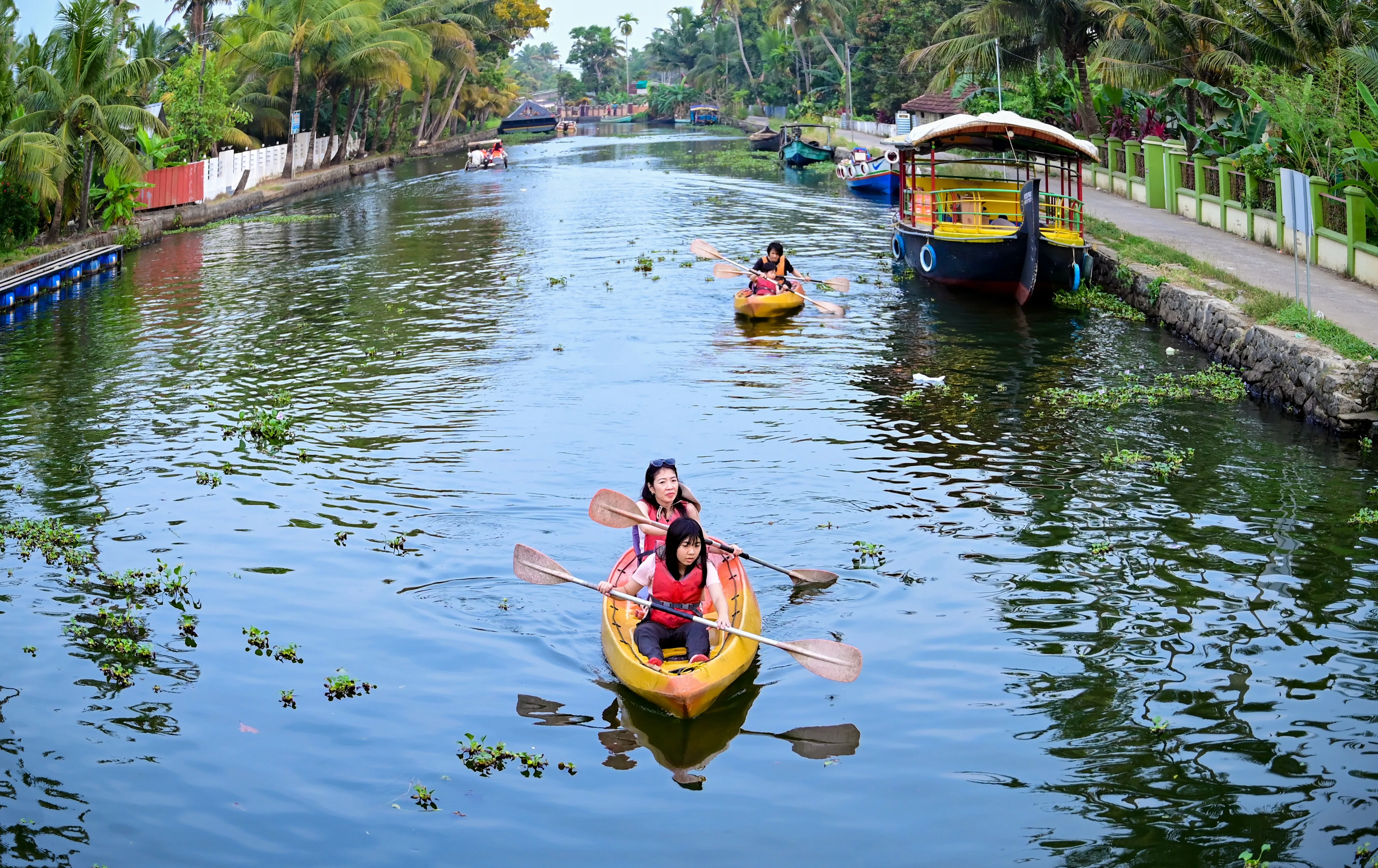 Backwater Cycle & Paddle Trail — Kerala
