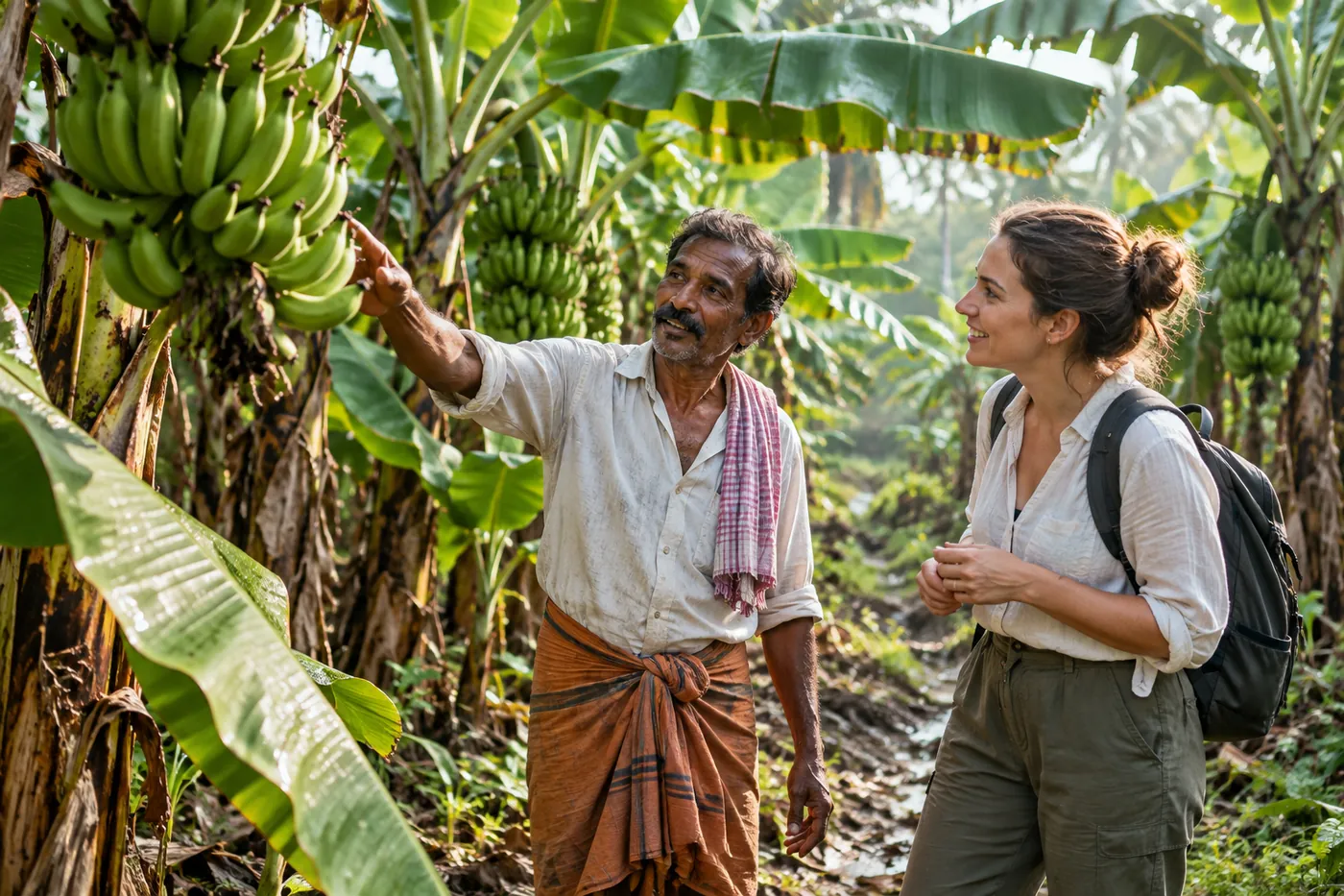 Banana Plantation Walk — Kerala
