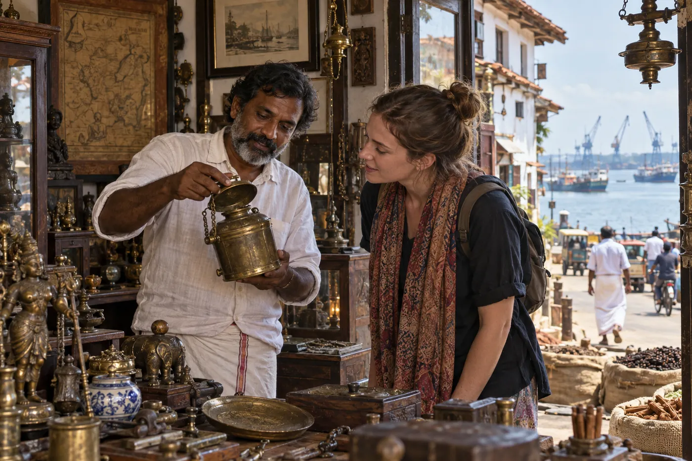 Kochi Harbour & Antique Walk — Kerala