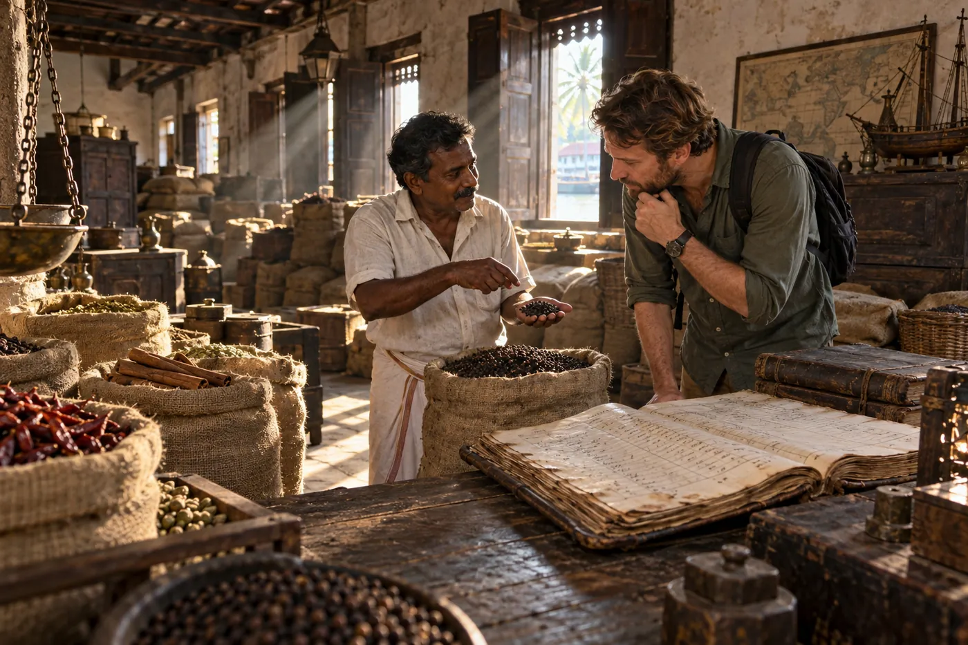 Spice Warehouse & Trade History Tour — Mattancherry — Kerala