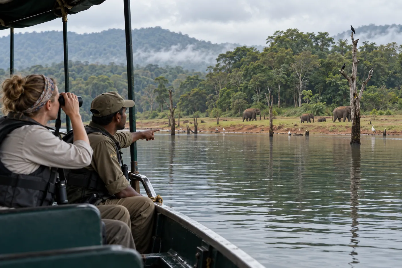 Periyar Lake Boat Safari — Kerala