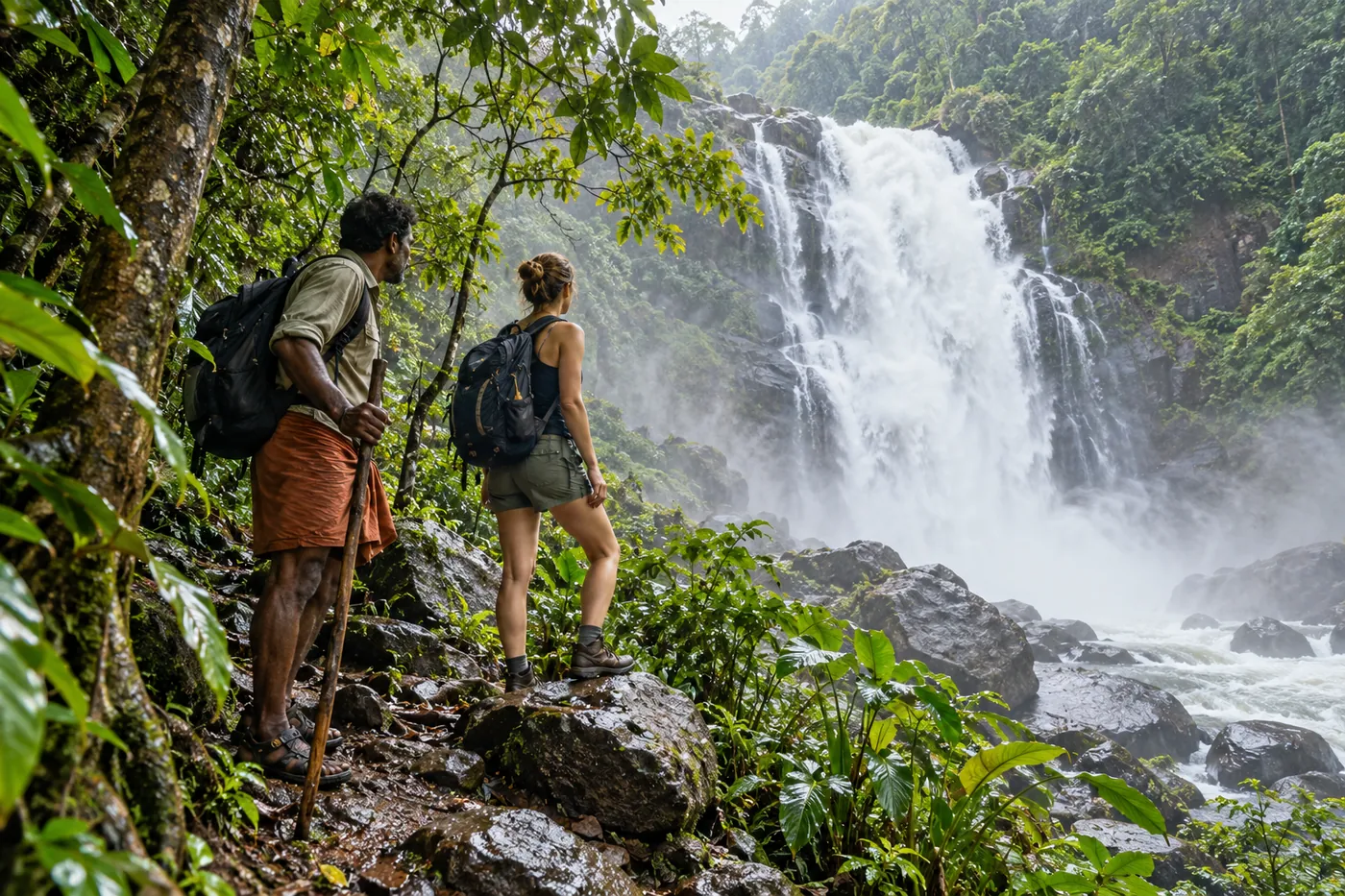Waterfall Walk — Munnar — Kerala