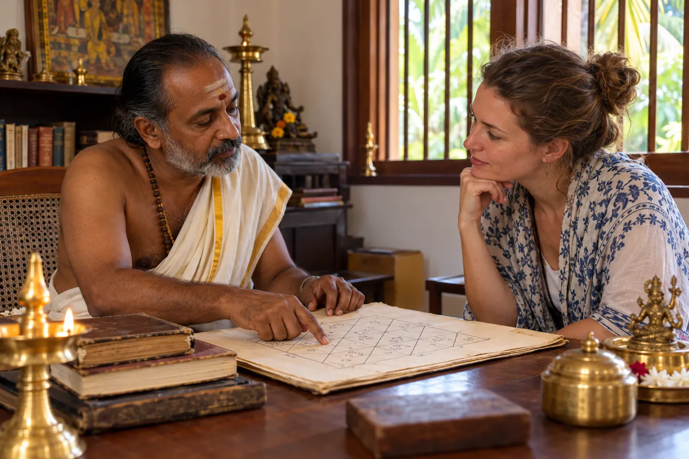 Astrologer Visit — Traditional Jyotish — Kerala