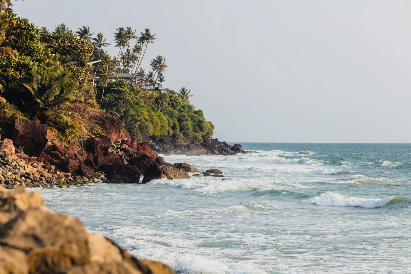 Sunset at Varkala Cliffs — Kerala