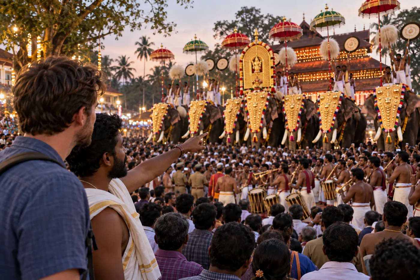 Thrissur Pooram — Festival Access — Kerala