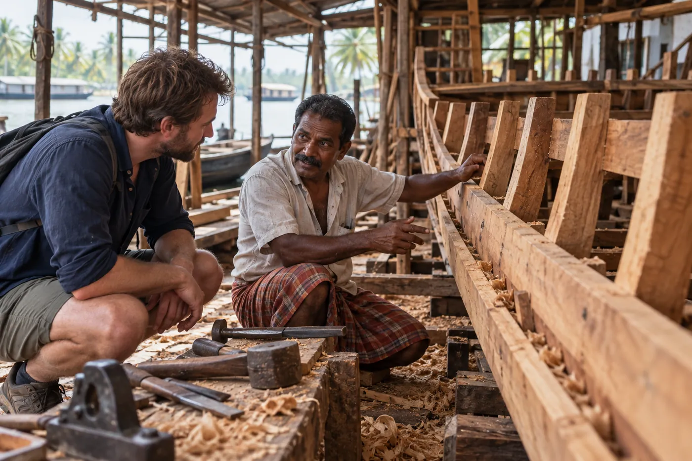 Boat Builder's Workshop — Kerala