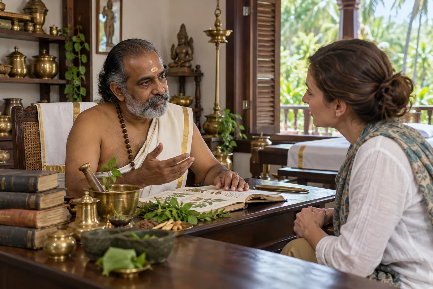 Ayurvedic Consultation — Traditional Vaidyar — Kerala