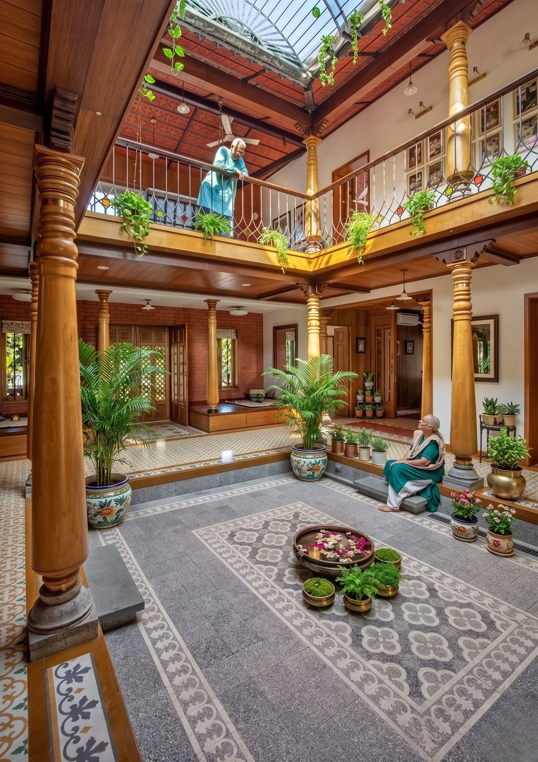 Heritage Homestay 3★ — a traditional Kerala tharavad courtyard
